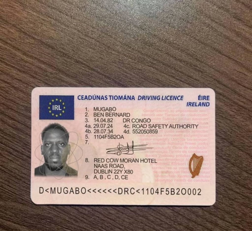 Irish Driving License