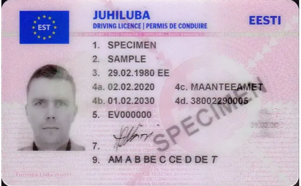Buy Real Estonian drivers license