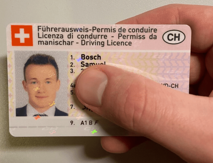 Swiss Driver’s License for Sale